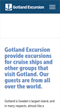 Mobile Screenshot of gotlandexcursion.se